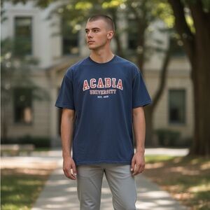 Acadia University Mens Tshirt Size L